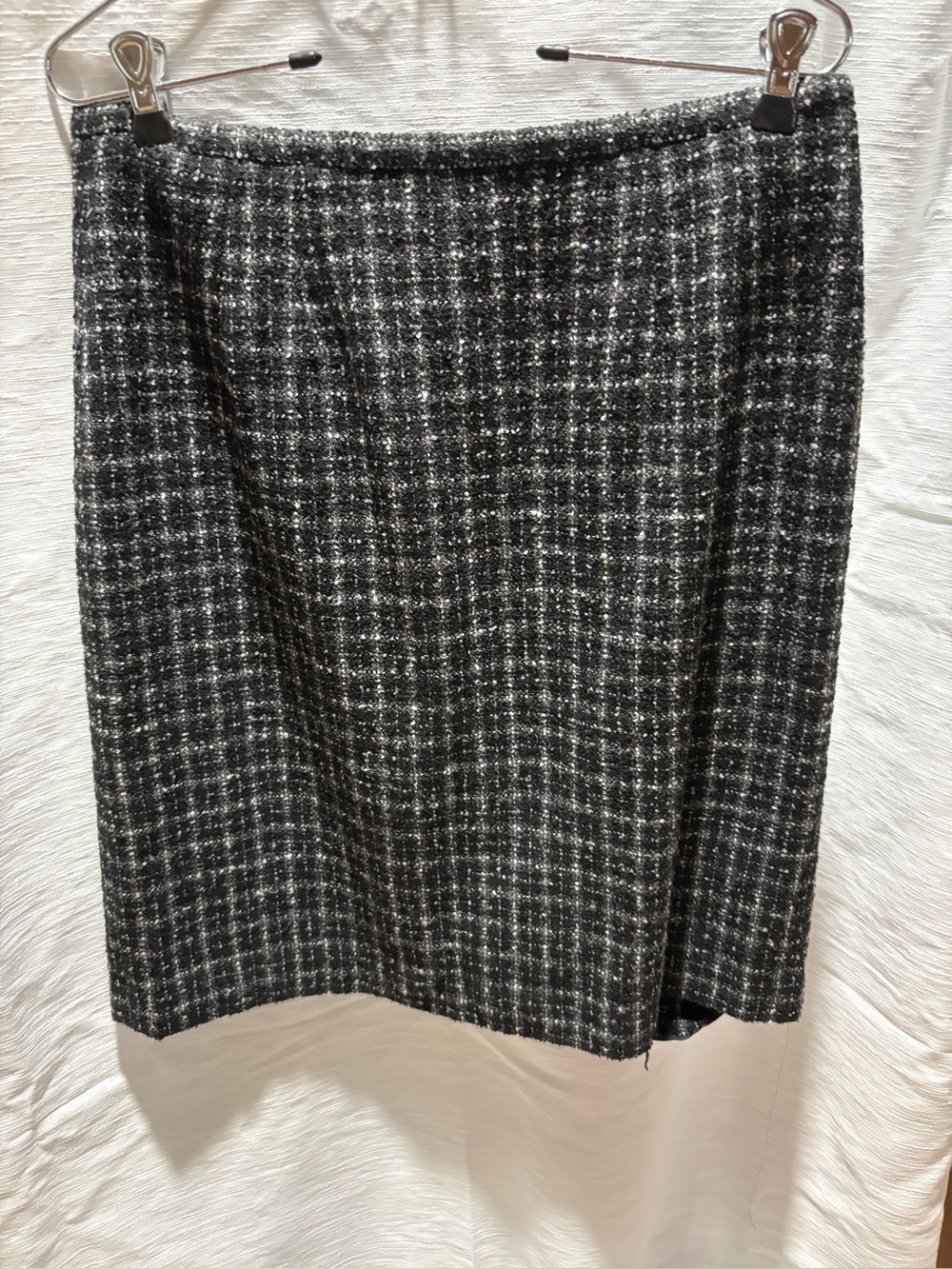 Amanda Smith Collection Women’s Size 14 Black Textured Skirt Fully Lined